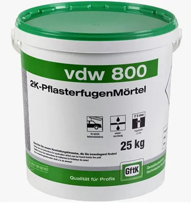 Produktbild von VDW 800 Fugenmörtel, Basalt, 25 Kg
