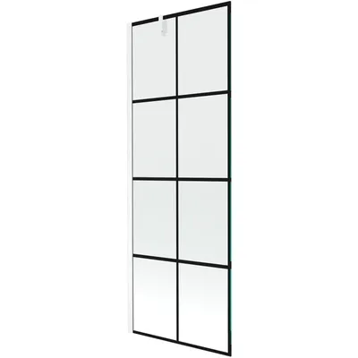 Image de Mexen Next Pare-baignoire 1 vantail 70 x 150 cm, Motif noir, blanc - 895-070-000-00-77-20