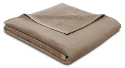 Produktbild von Biederlack Plaid mit Samtband-Einfassung Pure Baumwolle Farbe palisade Größe 150 x 200