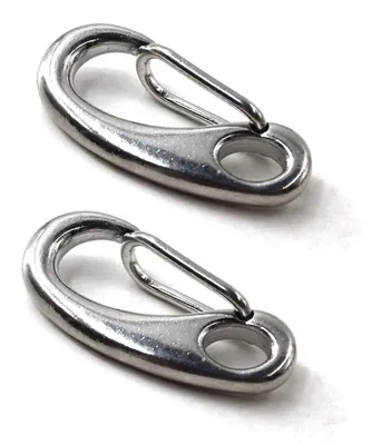 Produktbild von Solidchoice – Set mit 2 Edelstahl-Kletterkarabiner, 100 mm