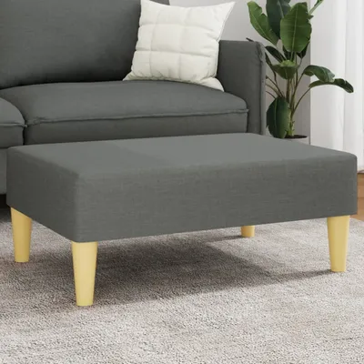 Produktbild von PUEAZU Fußhocker Dunkelgrau 77x55x31 cm Stoff - Fußhocker &41850