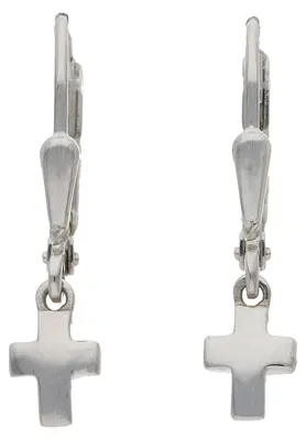 Produktbild von JuwelmaLux Kreuz Ohrhänger 925 Silber rhodiniert JL10-06-1188