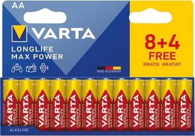 Image de Varta Longlife Aa Piles Alcalines Longue Durée - Varta