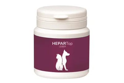 Produktbild von Hepartop Leberfunktions-Tabletten für Hunde: Mit Mariendistel, Artischocke & Süßholzwurzel, Fördert Leberaktivität, Dosierbar nach Gewicht
