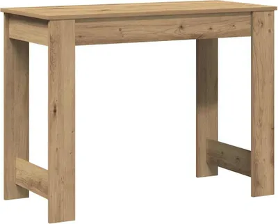 Obrázek produktu pro vidaXL Artisan dubový stůl 100x45x75 cm materiál na bázi dřeva