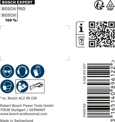 Produktbild von EXPERT ACZ 105 ET Multi Material Segmentsägeblatt, 5-tlg.