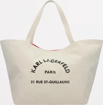 Zdjęcie produktu dla Karl Lagerfeld Rsg Canvas Shopper Jasnobrązowy