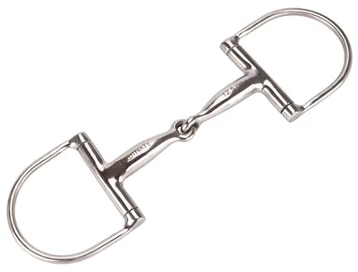 Immagine prodotto di Equinate D-ring snaffle in acciaio inox 16mm singolo rotto 13,5cm