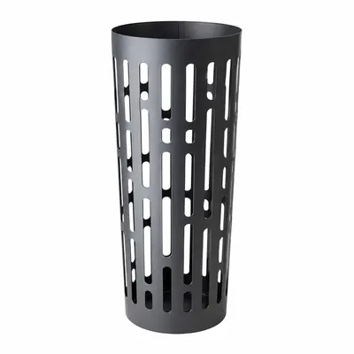 Produktbild von Neustein Schirmständer mit modernem Design aus Metall, Regenschirmständer, rund, schwarz, für Heim, Büro, Design-Ständer