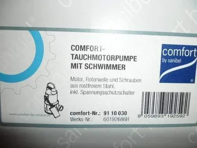 Obrázek produktu pro Ponorné čerpadlo Nova 300 M-A s plovákem, čerpadlo na špinavou vodu s plovákovým spínačem