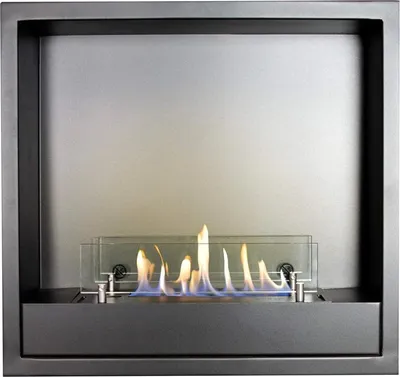 Imagen del producto de Xaralyn: Chimenea de etanol integrada, modelo S. Potencia de calefacción: 2 kW. Instalación sencilla. Fuego abierto seguro. Quemador de etanol de cerámica