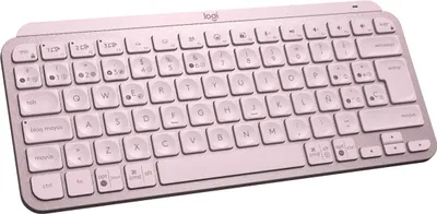 Immagine prodotto di Logitech MX Keys Mini - Tastiera - retroilluminata - Bluetooth - QWERTY - spagnola - rosa