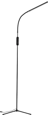 Image de 12W Black Floor Light Modern LED Remote Control 3?Fork Base Floor Light 110?240VEU Plug