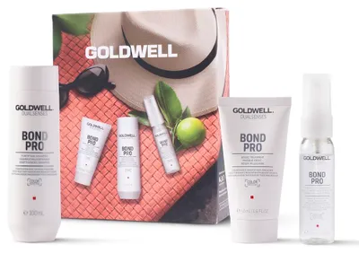 Productafbeelding van Goldwell Dualsenses Bond Pro Zomerset - Shampoo 100 ml + Behandeling 50 ml + Herstellende en structuurgevende spray 30 ml