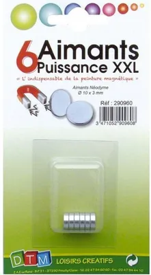 Produktbild von 6 Mini extra starke Magnete