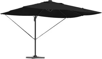 Obrázek produktu pro vidaXL Slunečník černý 352 x 251 x 265 cm Polyester a hliník