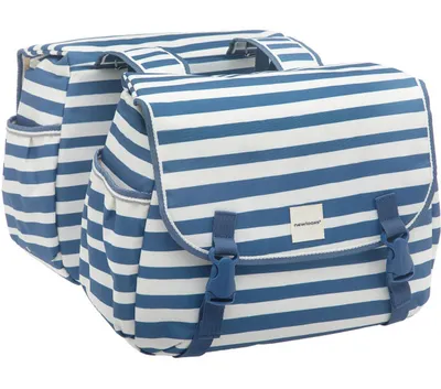 Obrázok produktu pre looxs Doppelpacktasche Joli Double Nomi, Blue Stripe
