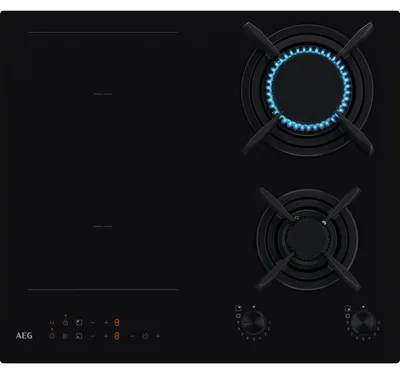 Obrázok produktu pre AEG HDB64623NB, Čierna, Vstavaný, 60 cm, Kombinovaný, 4 zone(s), 2 zone(s)