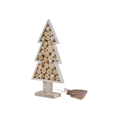 LIVARNO home Holzdekoration mit LED Weihnachtsbaum