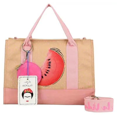 Produktbild von Canvas Fritzi x Frida Kahlo Tote Bag Limited Melon