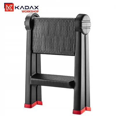 Immagine prodotto di Scala pieghevole per officina KADAX, 47x44x63cm Scaletta in plastica, pieghevole con 2 gradini