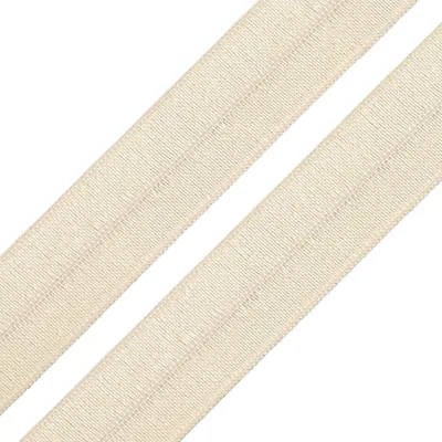 Produktbild von 1m Einfassband 20mm hochelastisch 44% Elasthan gefalzt Meterware Faltgummi