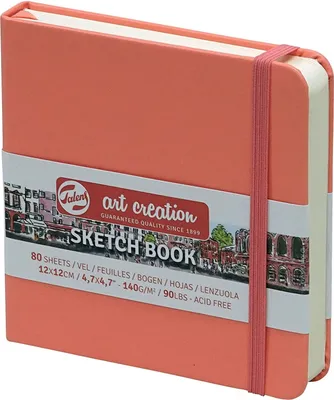 Image de Royal Talens9314314M ROYAL TALENS Art Creation carnet de croquis, 120 x 120 mm, rouge