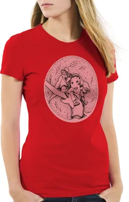 Produktbild von style3 Dot Katzen Königreich Damen T-Shirt anime der film manga japan, Farbe:Rot, Größe:L