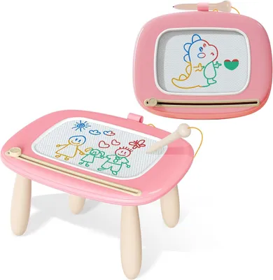 Productafbeelding van Jouets pour Tout-Petits Âge 1-3 Planche à Dessin magnétique Filles Jouets pour 1-2 Ans Planche de Peinture Magique Jouets éducatifs pour 1 2 3 Ans