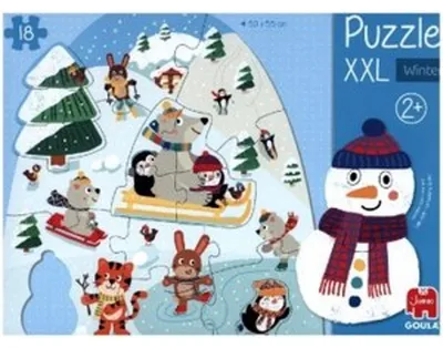 Produktbild von Jumbo GOULA - XXL Winter Puzzle, 18 Stück(e), Urlaub, 2 Jahr(e)