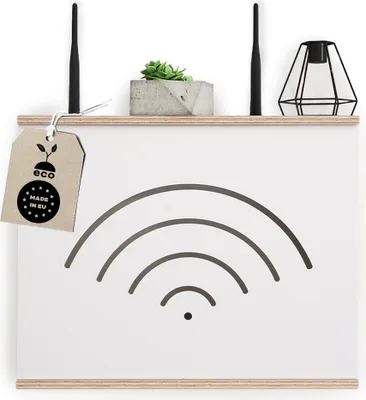 Produktbild von Router schrank | Router aufbewahrungsbox | Router verstecken | Router box | Wall box | Wallboxen| Wlan regal | Wifi schrank |  EU