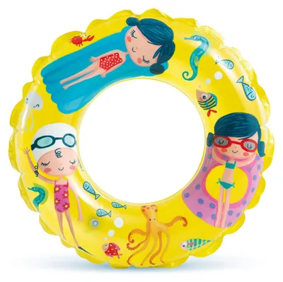 Zdjęcie produktu dla Kółko do pływania średnica 61 cm INTEX 59242 żółty