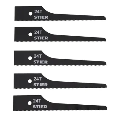 Produktbild von STIER Stichsägeblatt für STS-100 24 Zähne 5 Stk