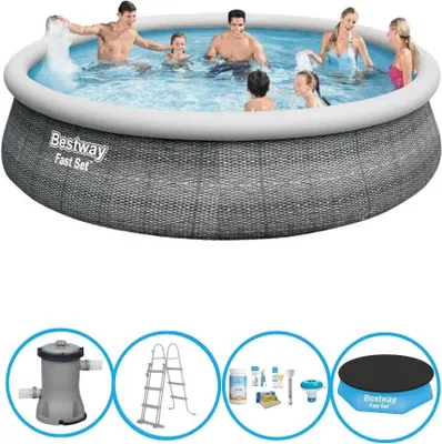 Produktbild von Bestway Pool Fast Set - 457x107 cm - Poolpaket