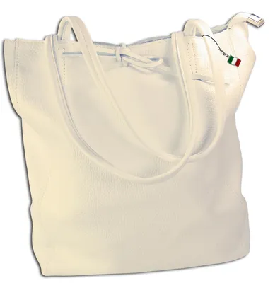 Obrázek produktu pro Kožená kabelka Florence shopper taška přes rameno béžová OTM107I