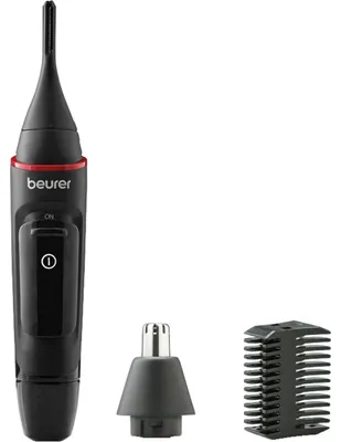 Immagine prodotto di BEURER MN3X, rifinitore di precisione / rifinitore di peli di naso e orecchie, colore:Nero
