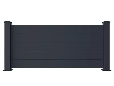 Produktbild von Stellzaun H89 x B189 cm - Aluminium - Anthrazit - NAZARIO