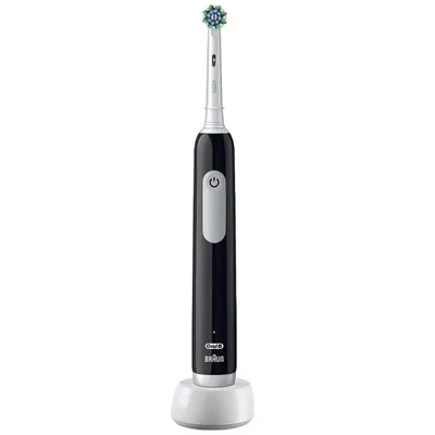 Obrázek produktu pro Oral-B PRO Series 1, Dospělý, Oscilačně rotační kartáček, Denní péče, Citlivý, Bělicí, 20000 pohybů za minutu, Černá, 8800 pohybů za minutu