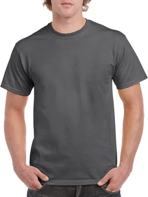 Produktbild von Gildan 5000 | Heavy Baumwolle  Herren T-Shirt - Farbe: Dark Heather - Größe: 3XL