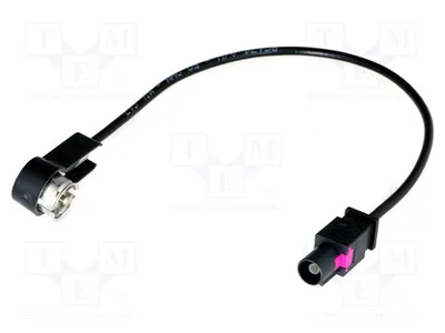 Zdjęcie produktu dla 1 x Adapter antenowy - wtyk, wtyk ISO kątowy, 0,23 m, wtyczki i adaptery do