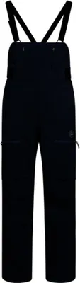 Schwarze La Sportiva Sender GTX Performance Bib Pants mit verstellbaren Trägern und Reißverschlusstaschen an den Oberschenkeln