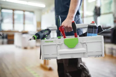 Zdjęcie produktu dla Festool SYS3 TB L 137, Przybornik, Zielony, Biały, 13,2 l, 40 kg, 296 mm, 508 mm