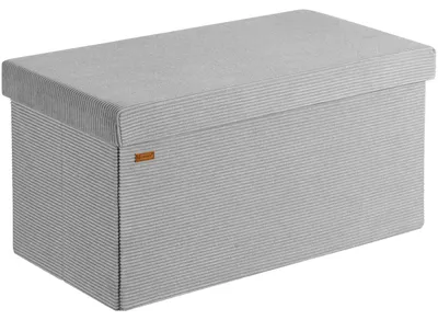 Produktbild von Bank, graues Kabel, 76x38x38cm, MDF, faltbar