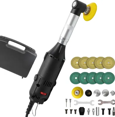 Image de Meuleuse électrique droite, 6 vitesses réglables, design ergonomique, 350W