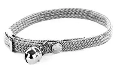 Immagine prodotto di Collare per gatti Martin in nylon elastico grigio