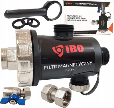 Zdjęcie produktu dla IBO | Separator magnetyczny - 3/4'' - wzmocniony nylon - efektywna filtracja - długotrwała ochrona