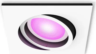 Image de Philips Hue White&Col. Amb.Centura spot encastrable carré blanc 1x4.2W