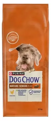 Zdjęcie produktu dla Purina Dog Chow Mature Senior 14kg Sucha Karma Dla Starszych Psów z Kurczakiem