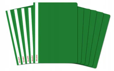 Produktbild von Biurfol PP Hardcover Schnellhefter A4 Grün 10 Stück