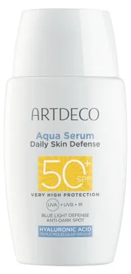 Image de ARTDECO Aqua Serum Daily Skin Defense SPF50+, fluide solaire, 40 ml